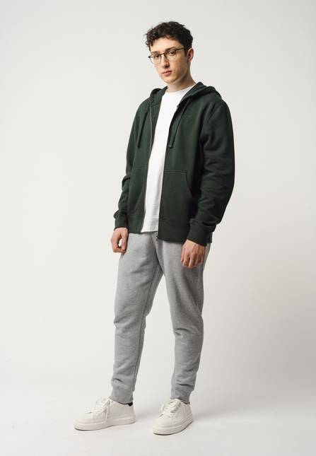Melawear Hoodiejacke mit Reißverschluss DEVADAS Sonderangebot der Fabrik
