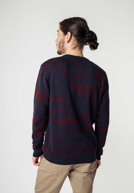 Melawear Jacquard Strickpullover MANAV Begrenzt auf 3 Tage