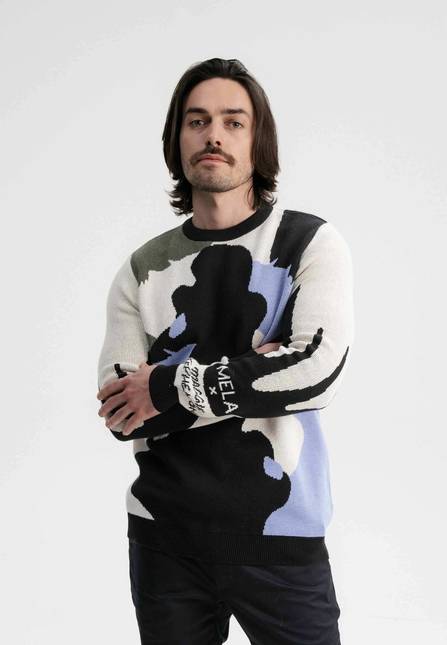 Melawear Jacquard Strickpullover Artist Edition Maggie Verkauf