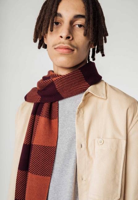 Melawear Jacquard Rippstrick Schal ASMEE Bis zu 65% Rabatt