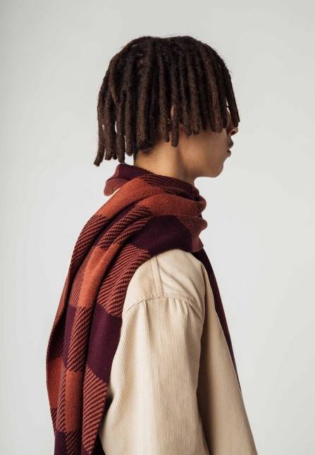 Melawear Jacquard Rippstrick Schal ASMEE Bis zu 65% Rabatt