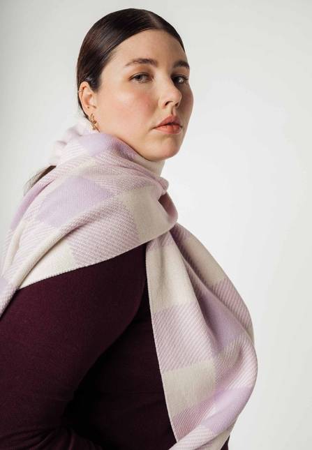 Melawear Jacquard Rippstrick Schal ASMEE Nur für heute