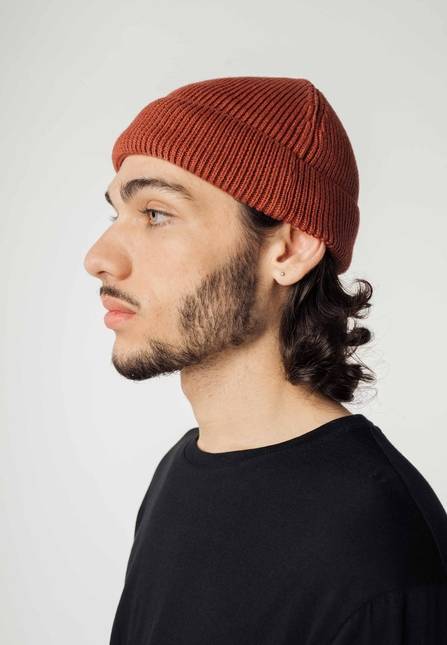 Melawear Unisex Kurze Rippstrick Mütze RAFI Saisonschlussverkauf