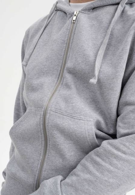 Melawear Hoodiejacke mit Reißverschluss DEVADAS Sonderangebot der Fabrik