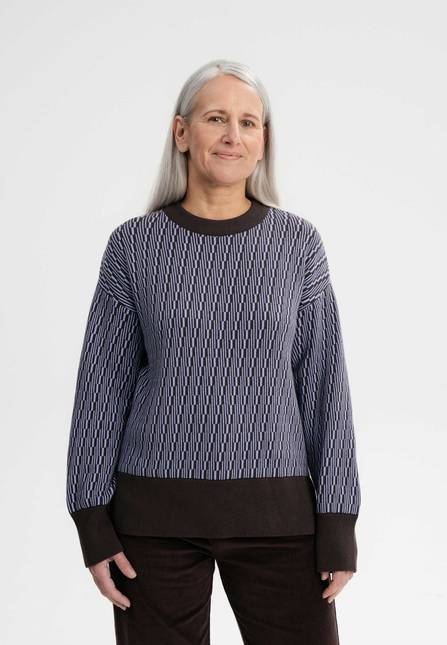 Melawear Jacquard Strickpullover FAIZA Kostenloser Versand