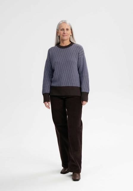 Melawear Jacquard Strickpullover FAIZA Kostenloser Versand
