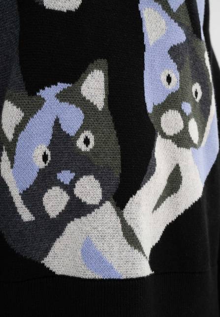 Melawear Jacquard Strickpullover FAIZA Limitierter Zeitrabatt