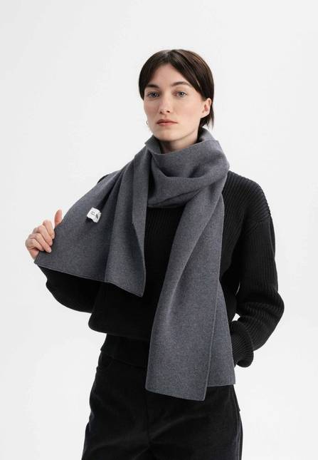 Melawear Jacquard Rippstrick Schal ASMEE Blitzangebot