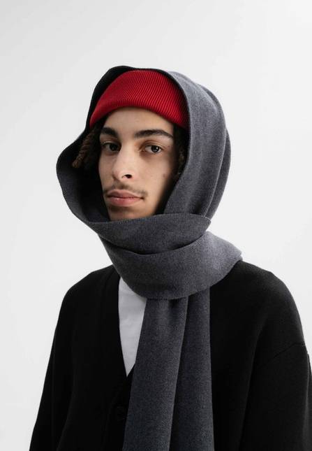 Melawear Jacquard Rippstrick Schal ASMEE Blitzangebot