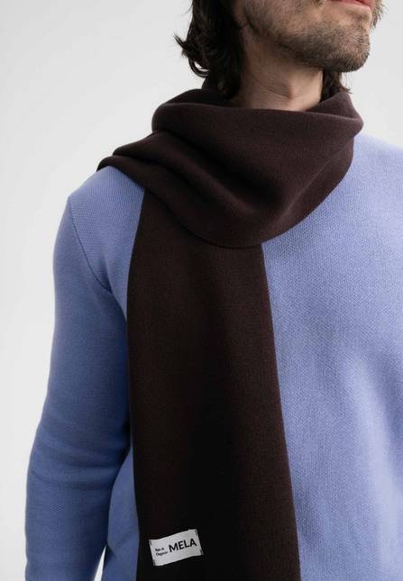 Melawear Jacquard Rippstrick Schal ASMEE Große Rabatte