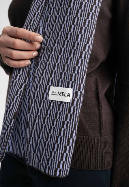 Melawear Jacquard Rippstrick Schal ASMEE Neuheiten