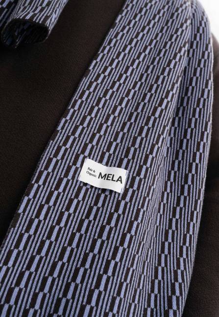 Melawear Jacquard Rippstrick Schal ASMEE Neuheiten