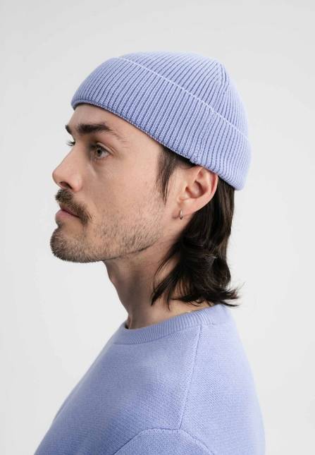 Melawear Unisex Kurze Rippstrick Mütze RAFI Schlussverkauf