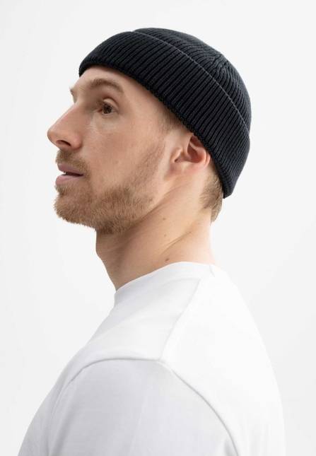 Melawear Unisex Kurze Rippstrick Mütze RAFI Fabrikverkauf