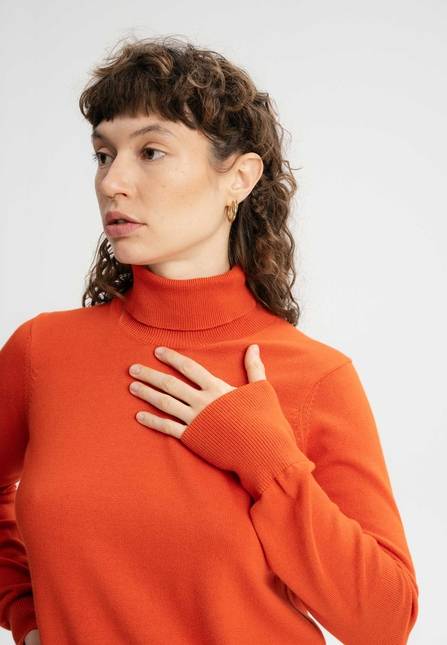 Melawear Feinstrick Rollkragenpullover MAYURA Versandkostenfrei