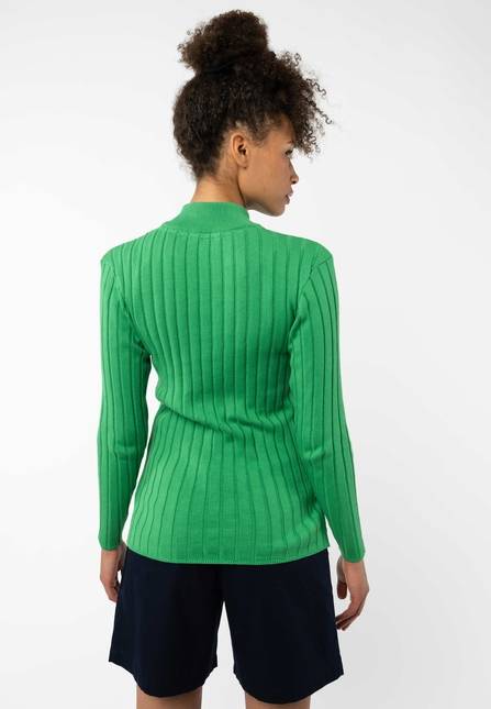 Melawear Damen Strickpullover mit Mockneck AMBA Cyber Monday