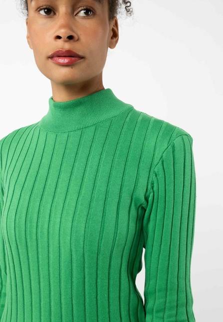 Melawear Damen Strickpullover mit Mockneck AMBA Cyber Monday