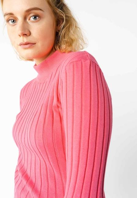 Melawear Damen Strickpullover mit Mockneck AMBA Weihnachtsangebot