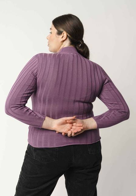 Melawear Damen Strickpullover mit Mockneck AMBA Vatertagsangebot