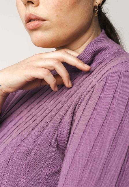 Melawear Damen Strickpullover mit Mockneck AMBA Vatertagsangebot