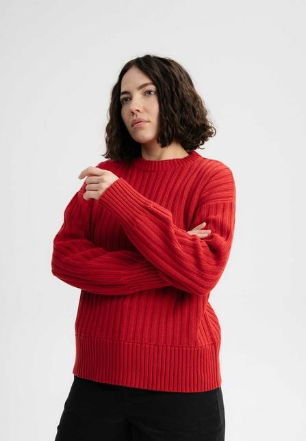 Melawear Strukturierter Strickpullover ISHANI Super Sparpreis