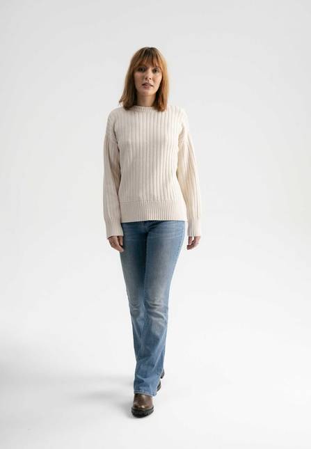 Melawear Strukturierter Strickpullover ISHANI Wochenangebot