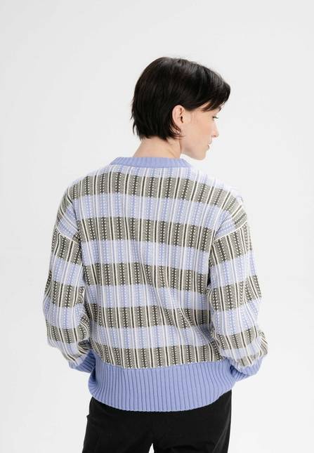Melawear Strukturierter Strickpullover ISHANI Begrenzte Freigabe