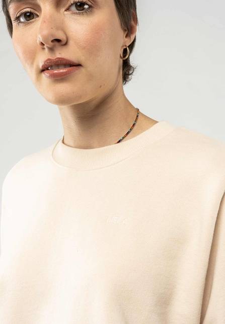 Melawear French Terry Cropped T-Shirt DEEPALI Letzte 3 Tage