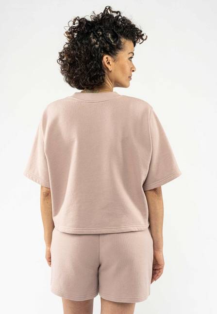 Melawear French Terry Cropped T-Shirt DEEPALI JETZT KAUFEN