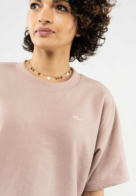 Melawear French Terry Cropped T-Shirt DEEPALI JETZT KAUFEN