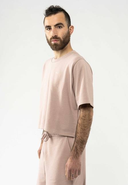 Melawear French Terry Cropped T-Shirt DEEPALI JETZT KAUFEN