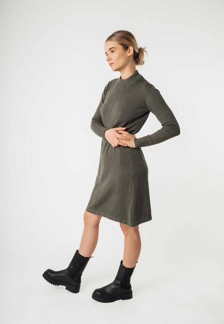 Melawear Basic Feinstrick Kleid HARLEEN Fabrikladen