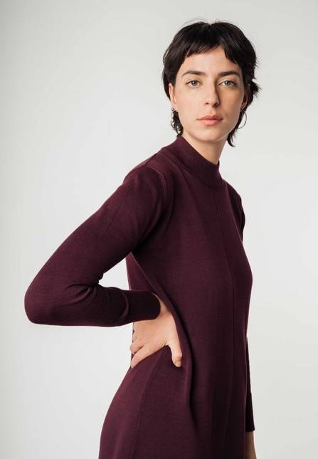 Melawear Basic Feinstrick Kleid HARLEEN Begrenzt auf 3 Tage