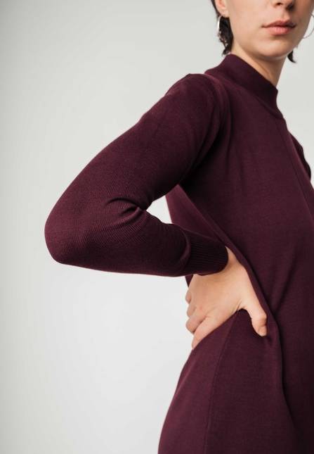 Melawear Basic Feinstrick Kleid HARLEEN Begrenzt auf 3 Tage