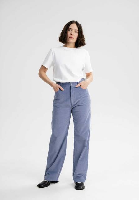 Melawear Cord Hose mit hohem Bund und weitem Bein OORJA Speichern exportieren