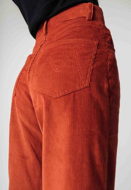 Melawear Cord Hose mit hohem Bund und weitem Bein OORJA Online Shopping