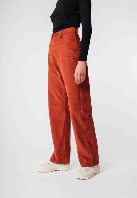 Melawear Cord Hose mit hohem Bund und weitem Bein OORJA Online Shopping