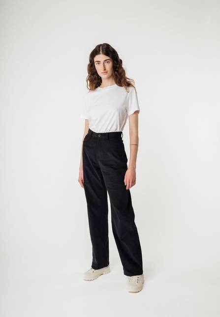 Melawear Cord Hose mit hohem Bund und weitem Bein OORJA Exklusivangebot