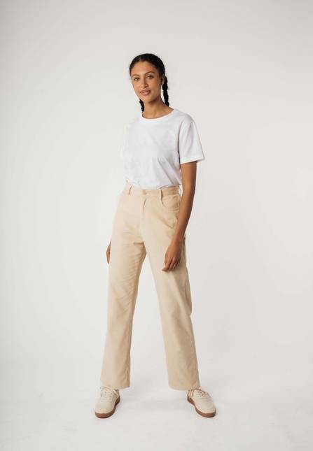 Melawear Cord Hose mit hohem Bund und weitem Bein OORJA Saisonschlussverkauf