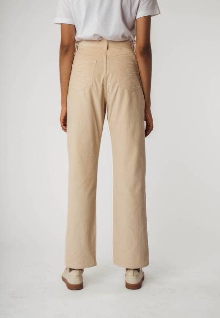 Melawear Cord Hose mit hohem Bund und weitem Bein OORJA Saisonschlussverkauf