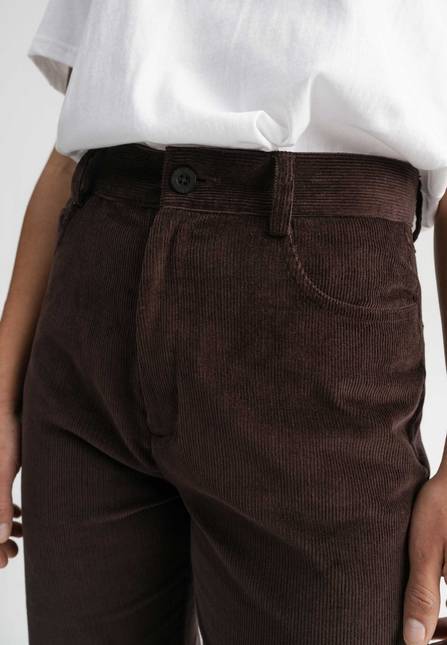 Melawear Cord Hose mit hohem Bund und weitem Bein OORJA Black Friday
