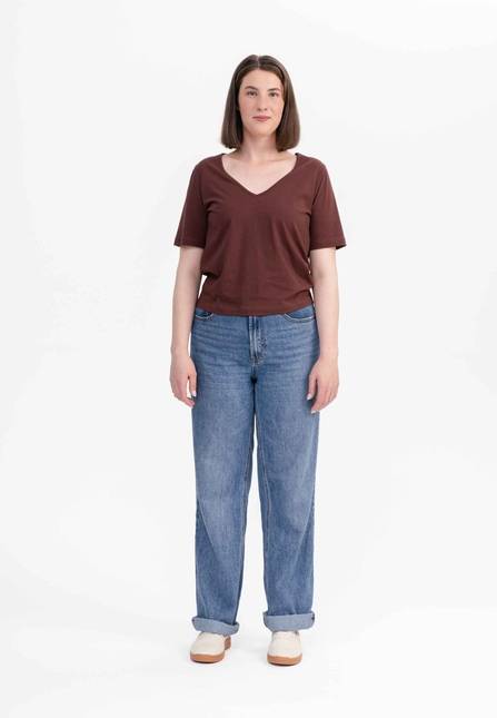 Melawear Damen V-Neck T-Shirt LALI Räumungsverkauf