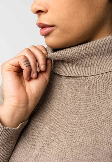 Melawear Feinstrick Rollkragenpullover MAYURA Sonderangebote
