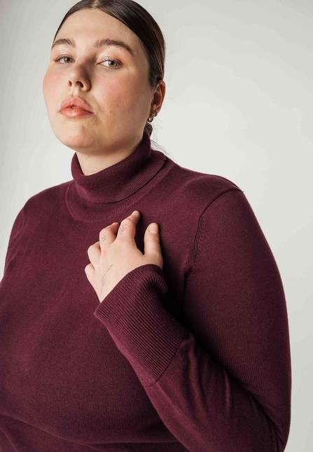 Melawear Feinstrick Rollkragenpullover MAYURA Riesige Ersparnisse
