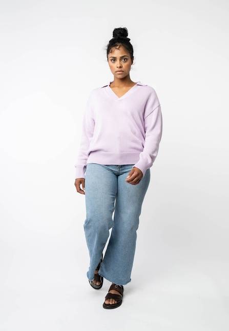 Melawear V-Neck Strickpullover VEDA Speichern exportieren