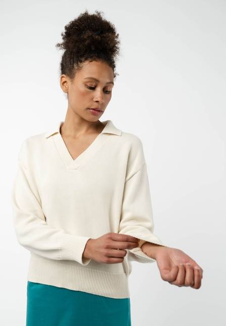 Melawear V-Neck Strickpullover VEDA Black Friday Preise