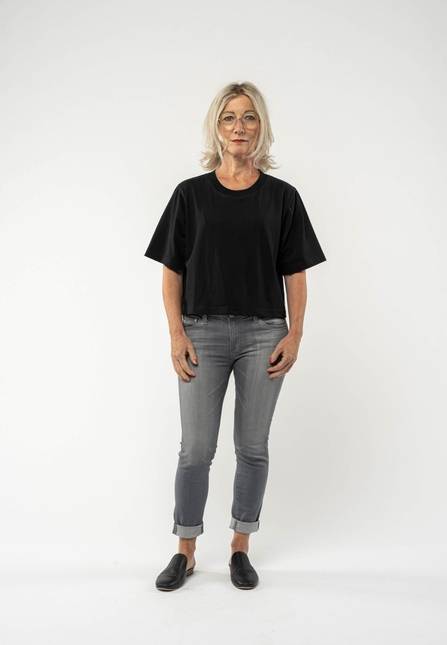 Melawear Cropped T-Shirt JANDRA Günstiger Verkauf