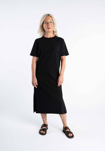 Melawear Langes Jersey Kleid LATIKA
