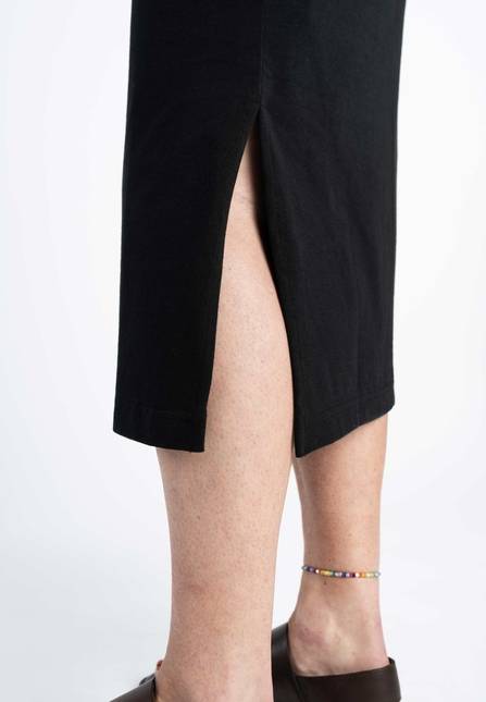 Melawear Langes Jersey Kleid LATIKA Fabrik Onlineshop