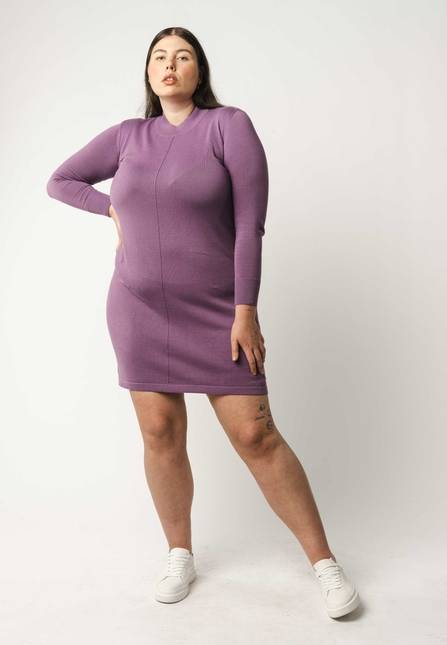 Melawear Basic Feinstrick Kleid HARLEEN Flash Sale